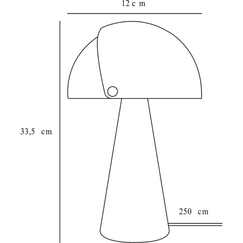 Lampa stołowa retro Align biała marki DFTP