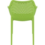 Krzesło ażurowe z podłokietnikami AIR XL zielone tropikalne marki Siesta