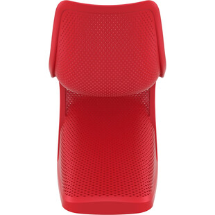 Krzesło ażurowe z tworzywa BLOOM czerwone marki Siesta