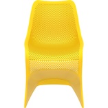 Krzesło ażurowe z tworzywa BLOOM żółte marki Siesta