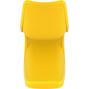 Krzesło ażurowe z tworzywa BLOOM żółte marki Siesta