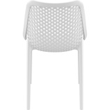 Krzesło ażurowe z tworzywa AIR białe marki Siesta