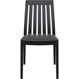 Krzesło ogrodowe ażurowe SOHO czarne marki Siesta