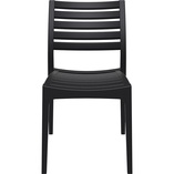 Krzesło ogrodowe ażurowe Ares czarne marki Siesta