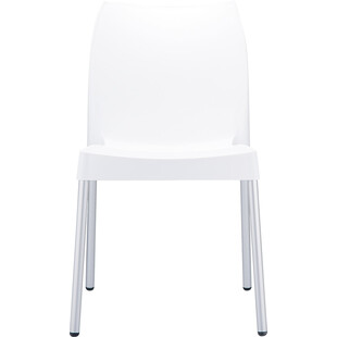 Krzesło ogrodowe plastikowe VITA białe marki Siesta