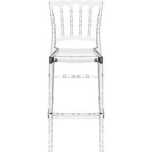 Krzesło barowe przezroczyste glamour OPERA BAR 75 marki Siesta
