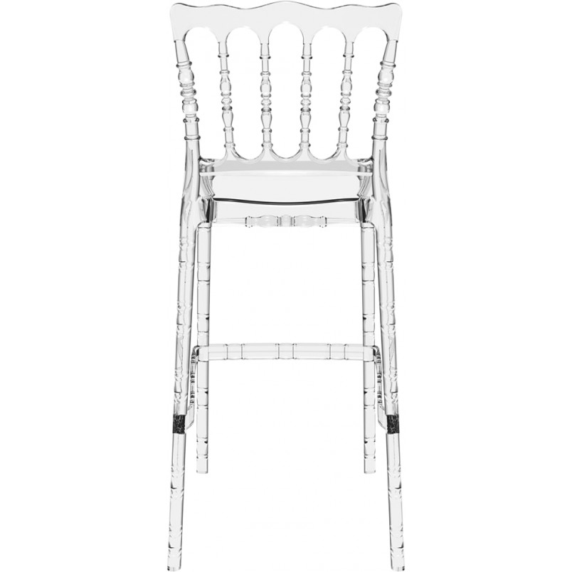 Krzesło barowe przezroczyste glamour OPERA BAR 75 marki Siesta