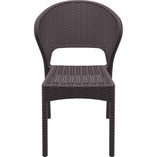 Krzesło ogrodowe rattanowe Dayton brązowe marki Siesta
