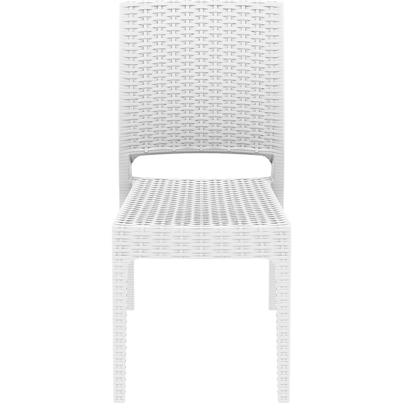 Krzesło ogrodowe rattanowe Florida białe marki Siesta