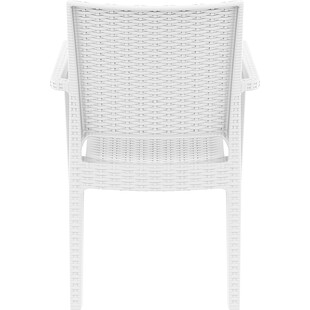 Krzesło ogrodowe rattanowe Ibiza białe marki Siesta
