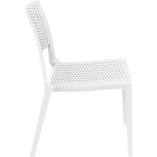 Krzesło ogrodowe rattanowe Verona białe marki Siesta