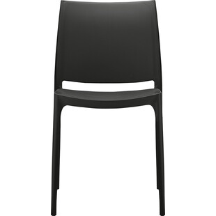 Krzesło plastikowe MAYA czarne marki Siesta