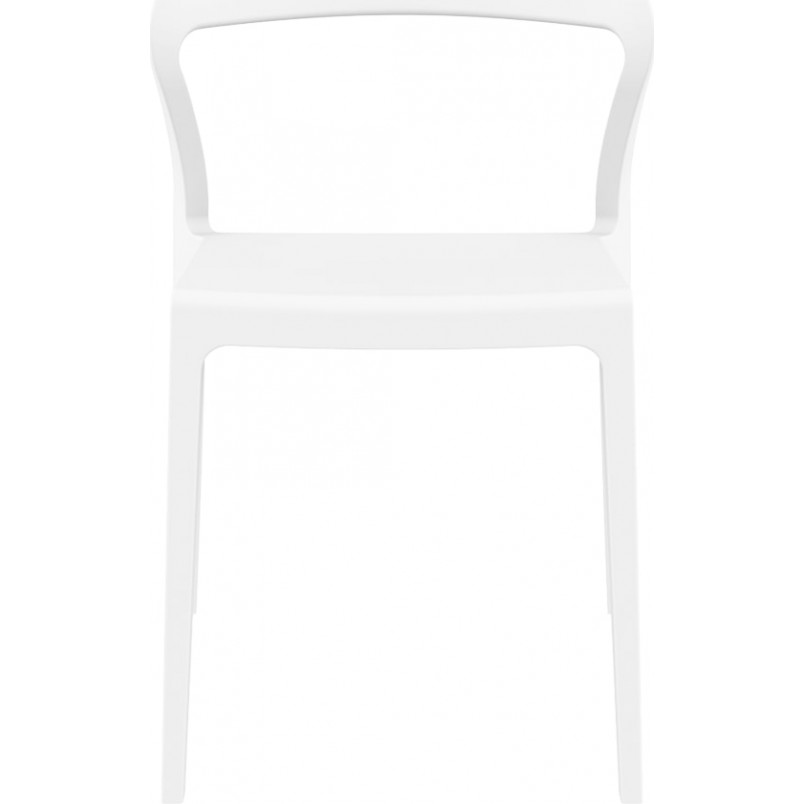 Krzesło z tworzywa SNOW białe marki Siesta