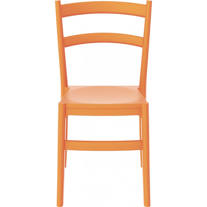 Krzesło z tworzywa TIFFANY pomarańczowe marki Siesta