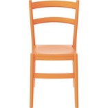 Krzesło z tworzywa TIFFANY pomarańczowe marki Siesta