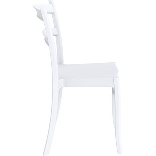 Krzesło z tworzywa TIFFANY białe marki Siesta