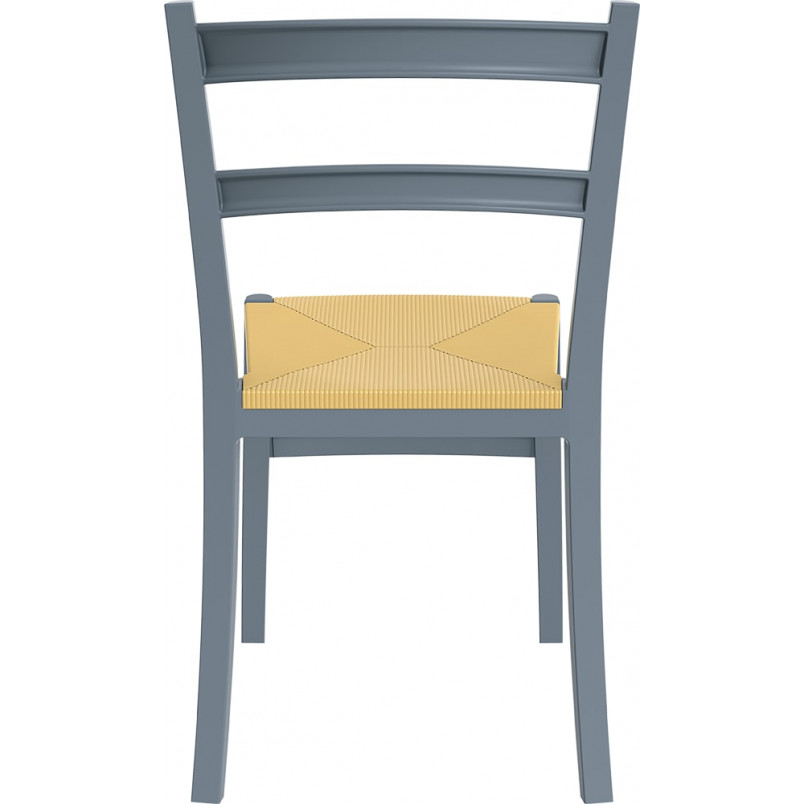 Krzesło z tworzywa TIFFANY-S ciemnoszare marki Siesta