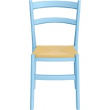 Krzesło z tworzywa TIFFANY-S jasno niebieskie marki Siesta