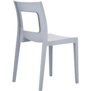 Krzesło z tworzywa LUCCA srebrnoszare marki Siesta