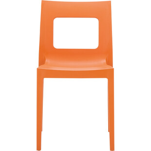 Krzesło z tworzywa LUCCA pomarańczowy marki Siesta