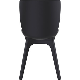 Krzesło z tworzywa MIO PP czarne marki Siesta