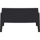 Sofa ogrodowa dwuosobowa Box czarna marki Siesta
