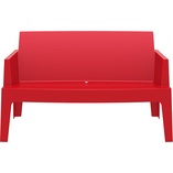 Sofa ogrodowa dwuosobowa Box czerwona marki Siesta