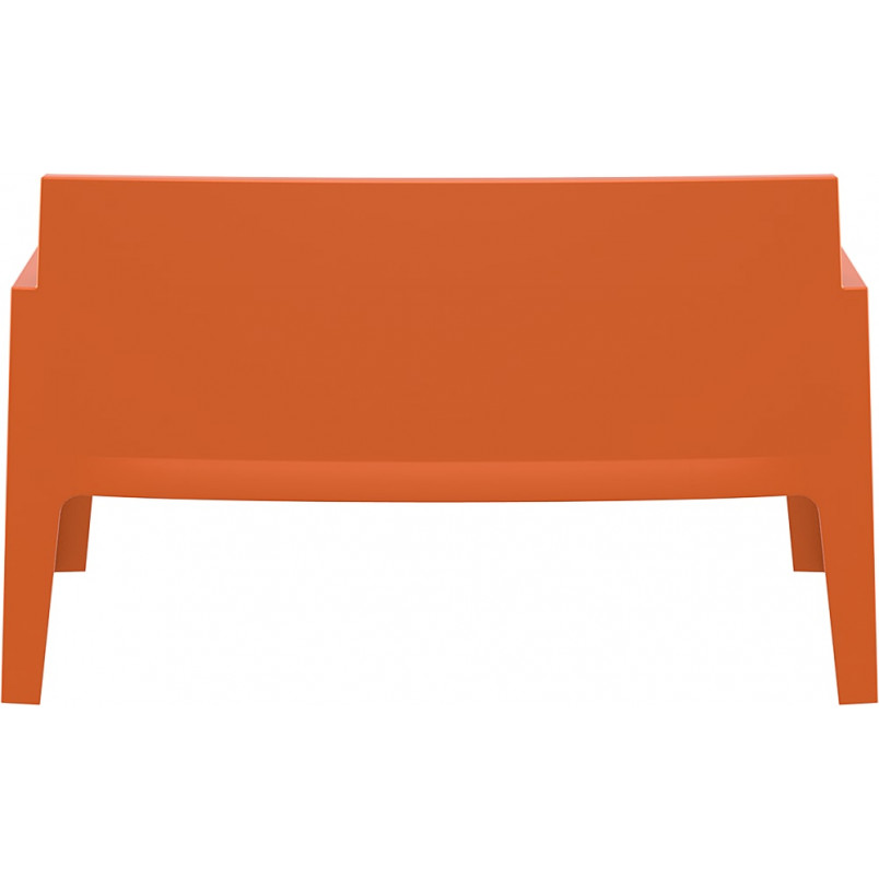 Sofa ogrodowa dwuosobowa Box pomarańczowa marki Siesta