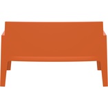Sofa ogrodowa dwuosobowa Box pomarańczowa marki Siesta