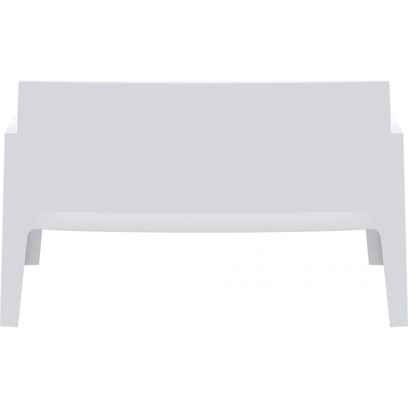 Sofa ogrodowa dwuosobowa Box biała marki Siesta
