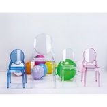 Krzesło przezroczyste z tworzywa ELIZABETH marki Siesta