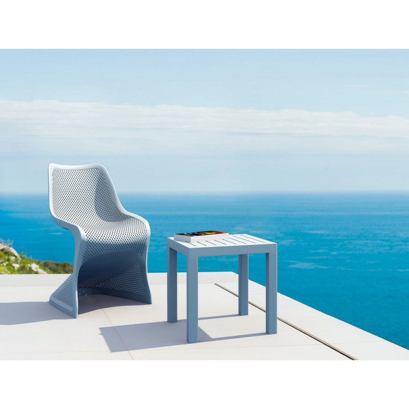 Stolik kawowy ogrodowy Ocean 45x45 srebrnoszary marki Siesta
