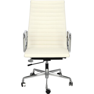 Fotel gabinetowy CH1191T biała skóra marki D2.Design