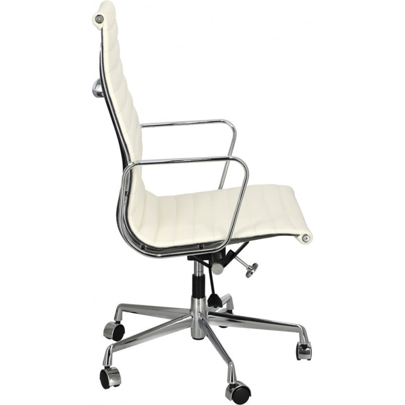 Fotel gabinetowy CH1191T biała skóra marki D2.Design