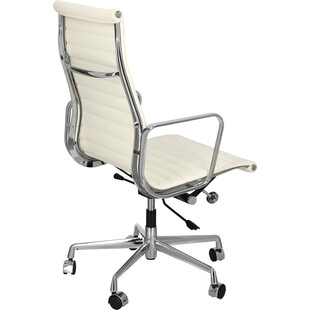 Fotel gabinetowy CH1191T biała skóra marki D2.Design
