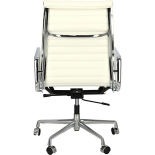 Fotel gabinetowy CH1191T biała skóra marki D2.Design