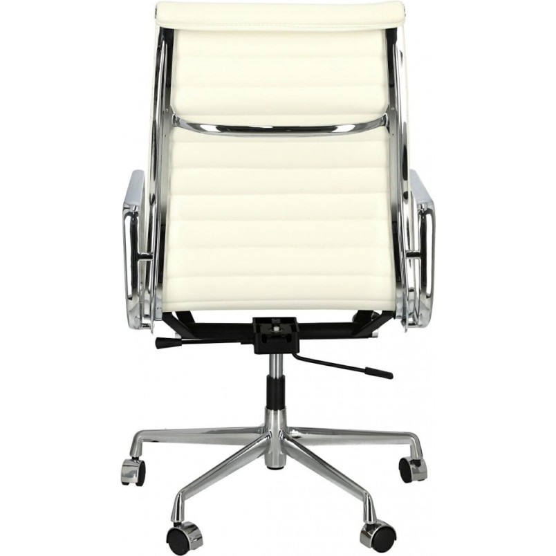 Fotel gabinetowy CH1191T biała skóra marki D2.Design
