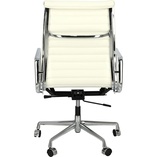Fotel gabinetowy CH1191T biała skóra marki D2.Design