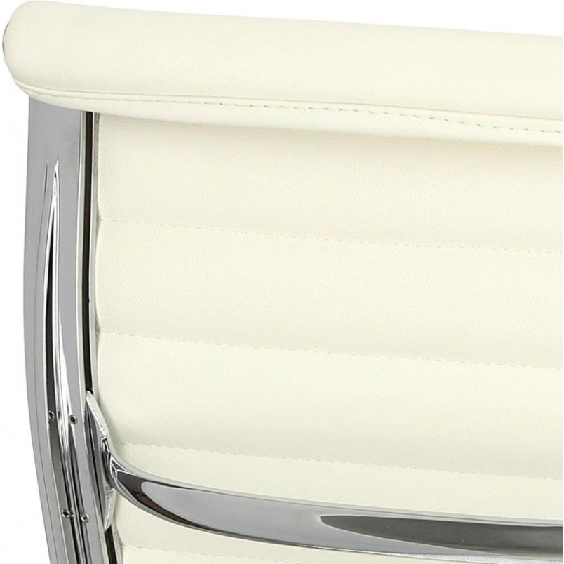 Fotel gabinetowy CH1191T biała skóra marki D2.Design