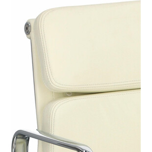 Fotel biurowy gabinetowy CH2171T biała skóra marki D2.Design