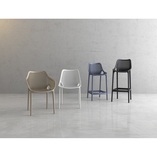 Krzesło ażurowe z tworzywa AIR białe marki Siesta
