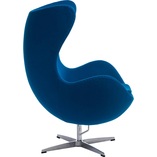 Fotel obrotowy Jajo niebieski kaszmir Premium marki D2.Design
