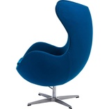 Fotel obrotowy Jajo niebieski kaszmir Premium marki D2.Design