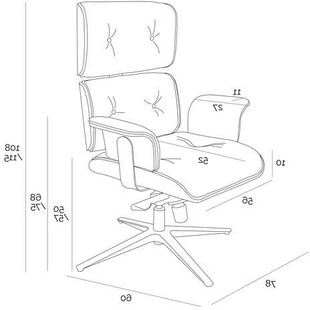 Fotel wypoczynkowy z ekoskóry VIP Exclusive Home czarny marki D2.Design