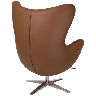 Fotel obrotowy Jajo EcoLeather jasno brązowy marki D2.Design