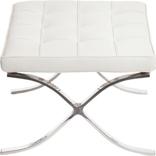 Podnóżek pikowany do fotela BA1 biały marki D2.Design