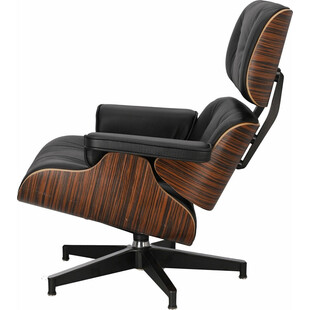 Fotel skórzany obrotowy Vip czarny/ebony marki D2.Design