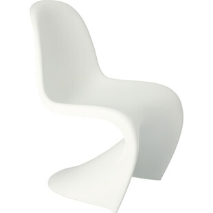 Krzesło designerskie z tworzywa Balance białe PP marki D2.Design