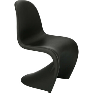 Krzesło designerskie z tworzywa Balance PP czarne marki D2.Design