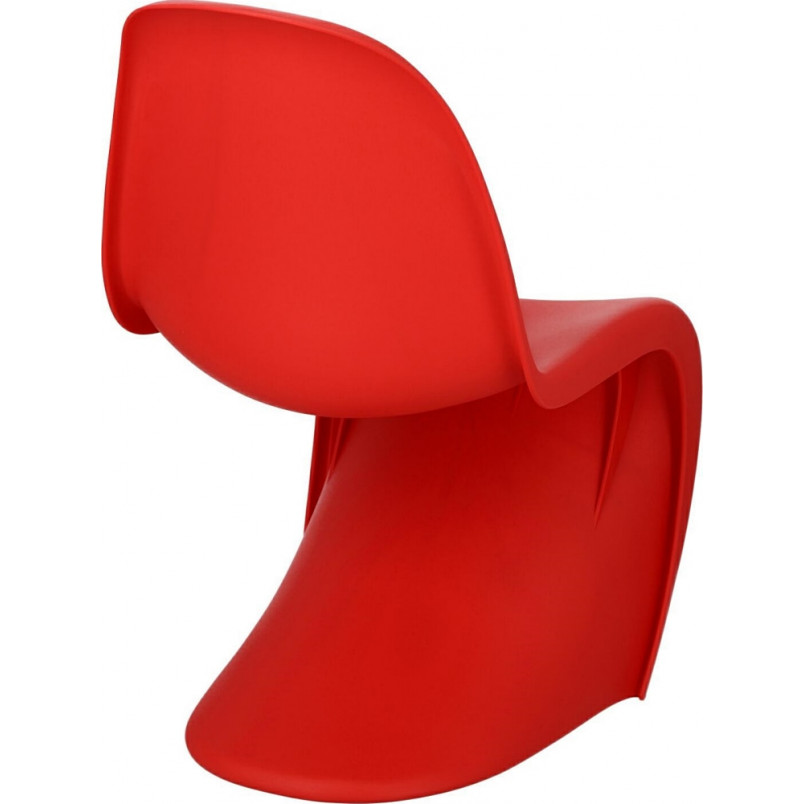 Krzesło designerskie z tworzywa Balance PP czerwone marki D2.Design